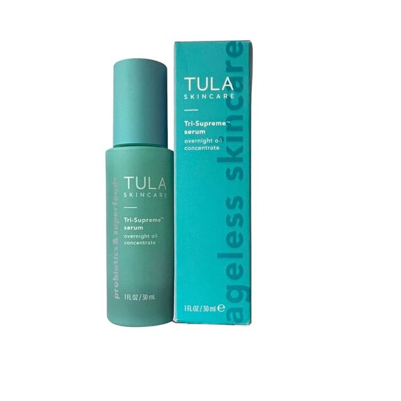 TULA Skincare Tri-Supreme Serum Overnight Oil Concentrate 1 fl oz - Picture 2 of 5